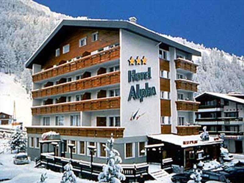Hotel Alpha Saas-Grund Kültér fotó