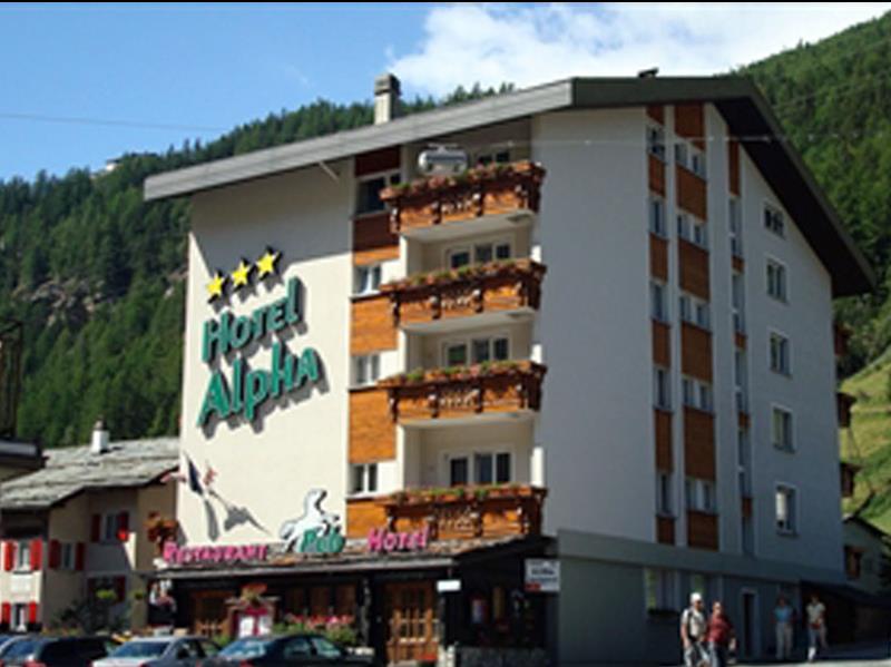 Hotel Alpha Saas-Grund Kültér fotó